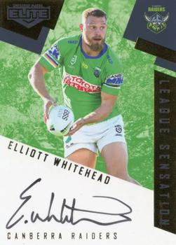 2022 NRL Elite - League Sensations Signatures Team #LST02 Elliot Whitehead Front